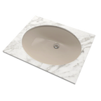 TOTO LT579G#03 Rendezvous Oval Undermount Bathroom Sink With Cefiontect - Bone