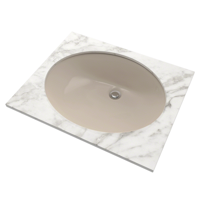 TOTO LT579G#03 Rendezvous Oval Undermount Bathroom Sink With Cefiontect - Bone