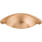 TOP KNOBS M1660 Arendal 2 1/2" Center to Center Cup/Bin Pull - Brushed Bronze