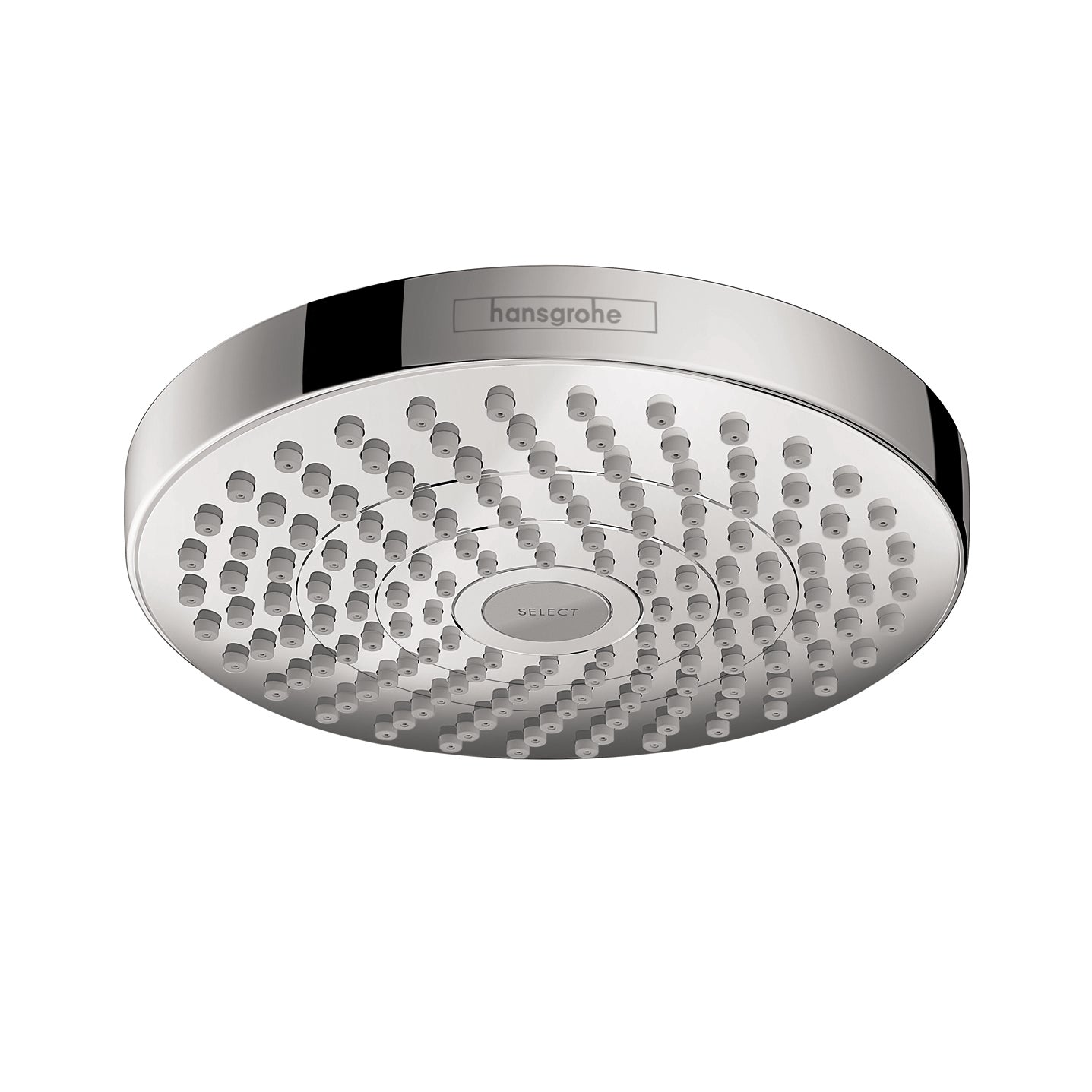 HANSGROHE 04825000 Croma Select S Showerhead 180 2-Jet, 2.5 GPM - Chrome
