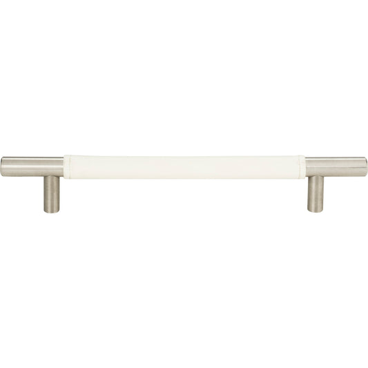 ATLAS 281-WT-BRN Zanzibar 6 5/16" Center to Center Bar Pull - Brushed Nickel