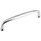 TOP KNOBS M1917 Charlotte 6" Center to Center Bar Pull - Polished Chrome