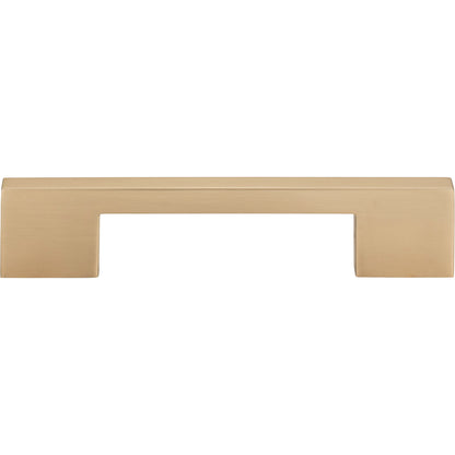 ATLAS A867-CM Thin Square 5 1/16" Center to Center Bar Pull - Champagne