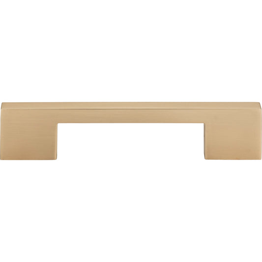 ATLAS A867-CM Thin Square 5 1/16" Center to Center Bar Pull - Champagne