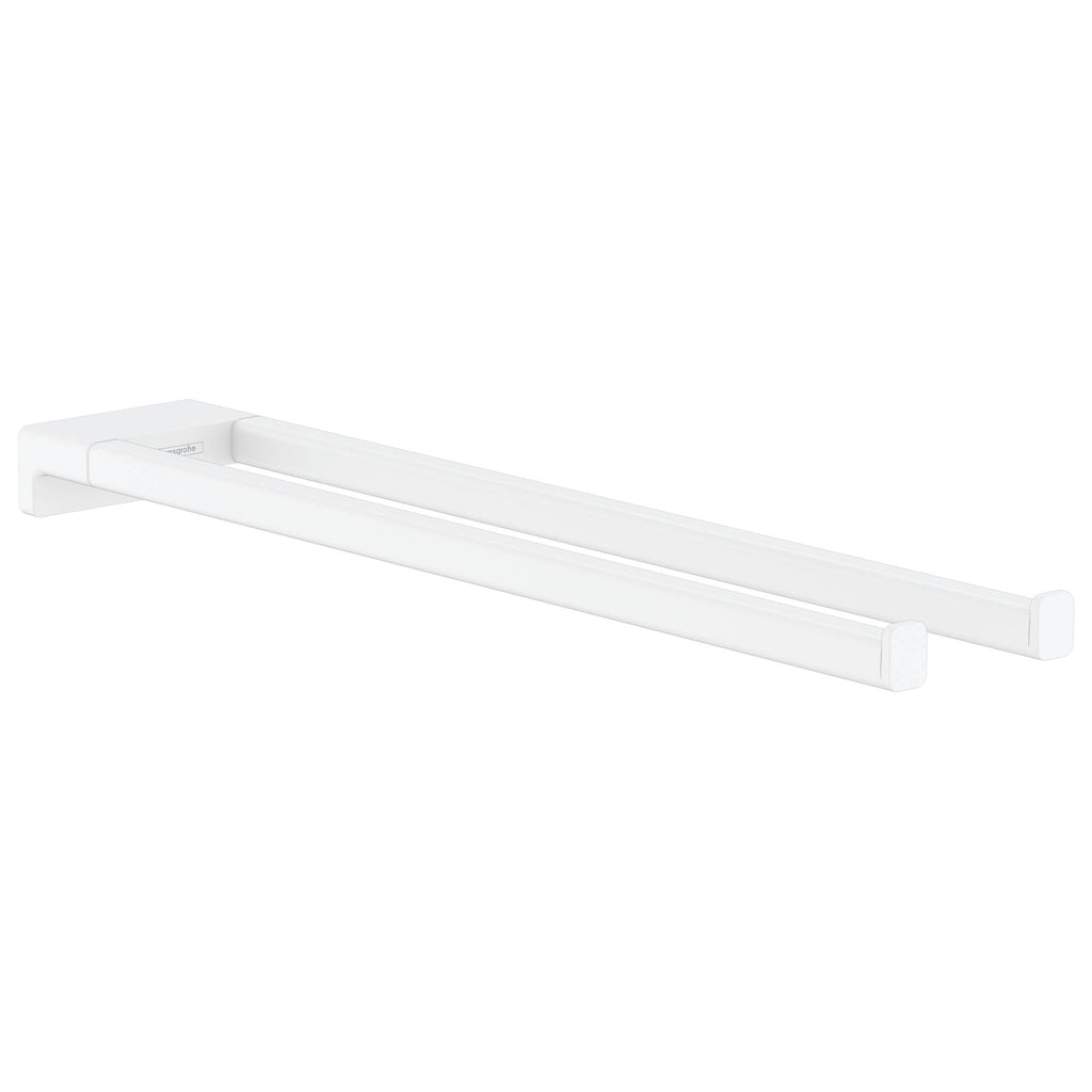HANSGROHE 41770700 AddStoris Dual  Towel Bar - Matte White