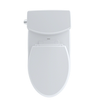 TOTO CST454CUFRG#01 Drake Ii 1G Two-Piece Elongated 1.0 Gpf Universal Height Toilet With Cefiontect And Right-Hand Trip Lever - Cotton White