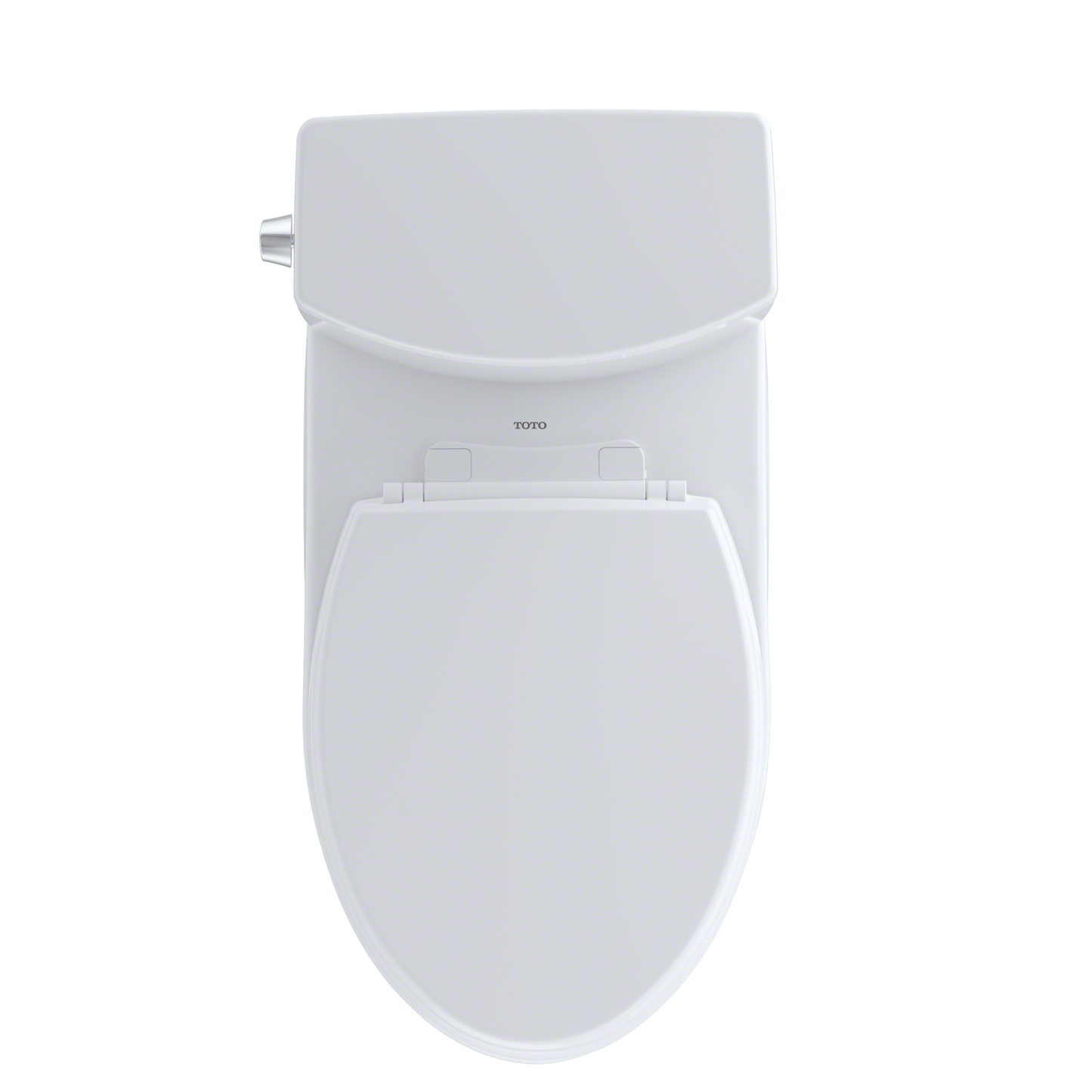 TOTO CST454CUFRG#01 Drake Ii 1G Two-Piece Elongated 1.0 Gpf Universal Height Toilet With Cefiontect And Right-Hand Trip Lever - Cotton White