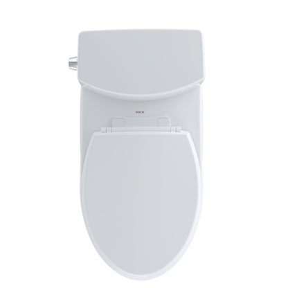 TOTO CST454CUFRG#01 Drake Ii 1G Two-Piece Elongated 1.0 Gpf Universal Height Toilet With Cefiontect And Right-Hand Trip Lever - Cotton White