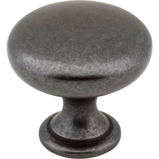 ELEMENTS 3910-DACM Madison 1-3/16" Diameter Mushroom Knob - Gun Metal