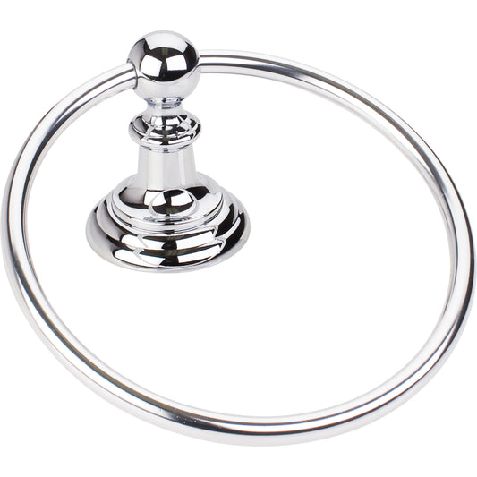 ELEMENTS BHE5-06PC-R Fairview Polished Chrome Towel Ring - Retail Packaged , Polished Chrome