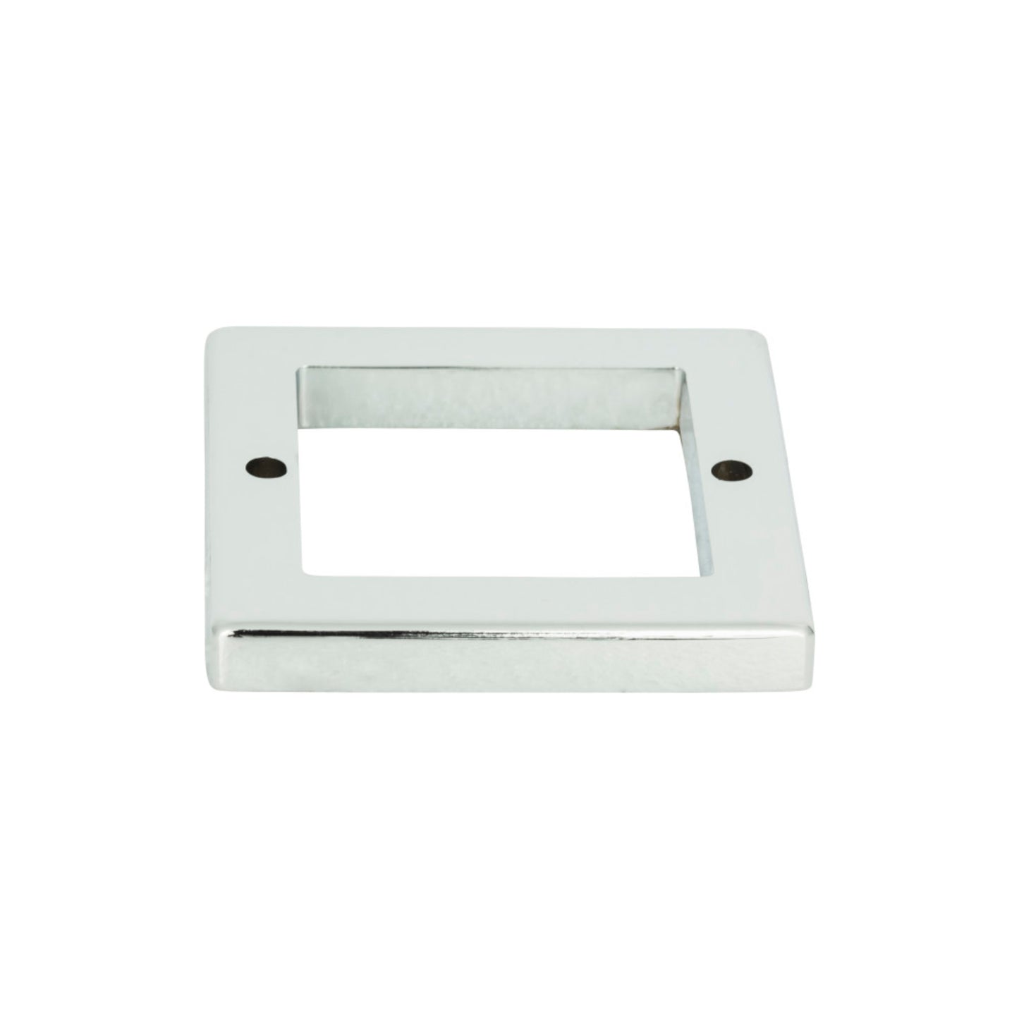 ATLAS 393-CH Tableau Square Pull Backplate , Polished Chrome