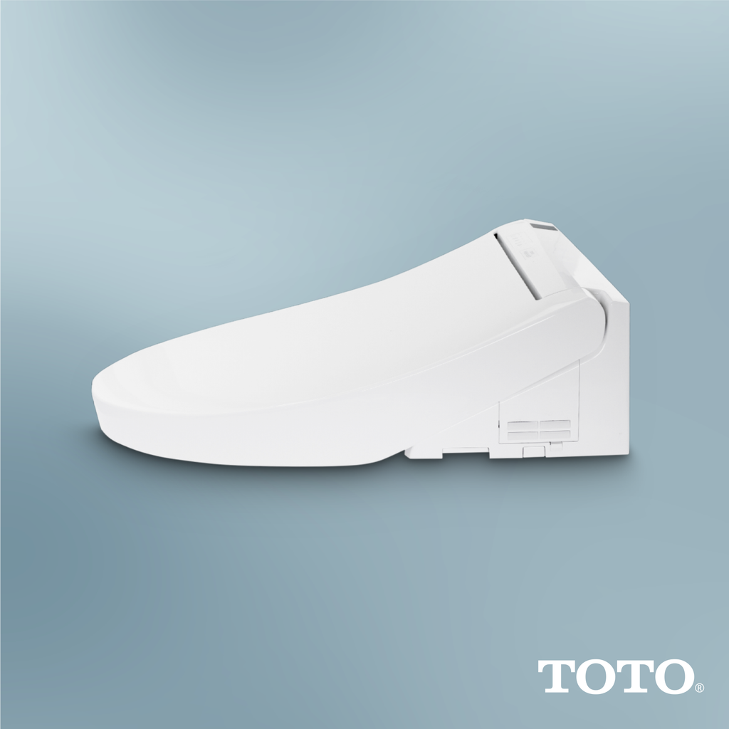 TOTO SW3084#01 Washlet C5 Electronic Bidet Toilet Seat With Premist And Ewater+ Wand Cleaning - Cotton White