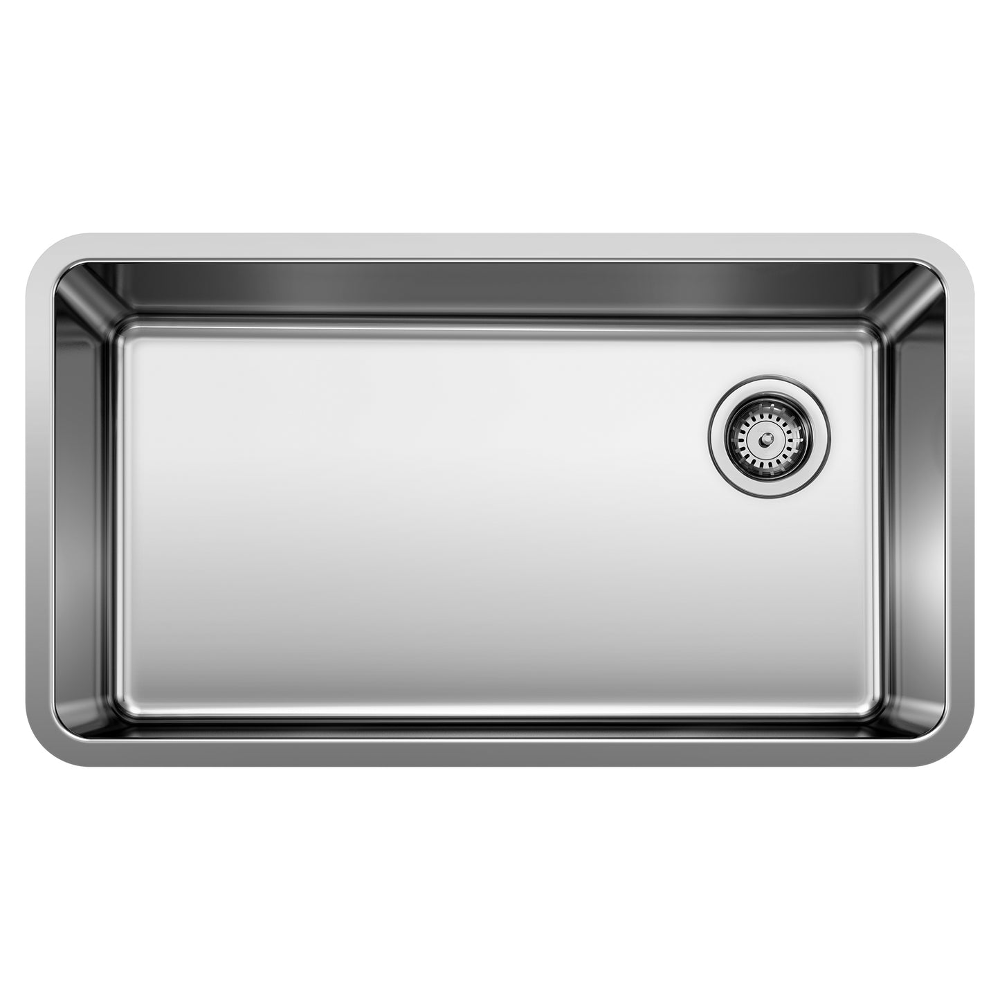 BLANCO 442763 Formera Formera 33" Super Single Undermount Stainless Steel Kitchen Sink in Satin Polish