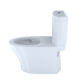 TOTO CST446CEMGN#01 Aquia IV Two-Piece Elongated Dual Flush 1.28 and 0.9 GPF Skirted Toilet with CEFIONTECT , Cotton White