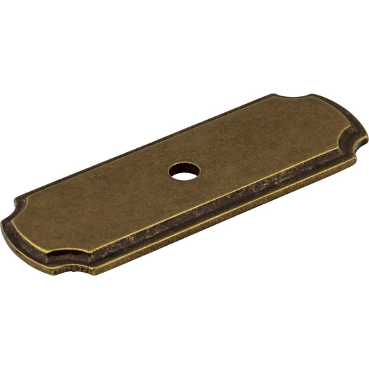 JEFFREY ALEXANDER B812-AEM Backplates Knob Backplate , Distressed Antique Brass