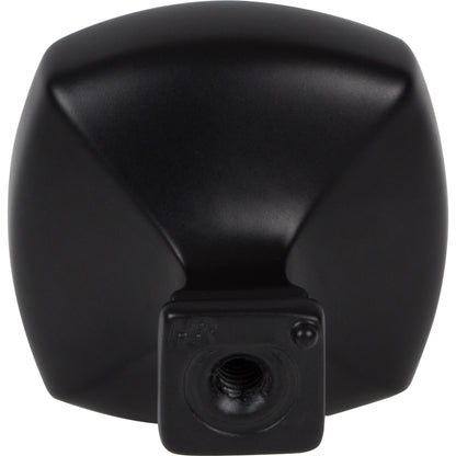 JEFFREY ALEXANDER 278L-MB Audrey 1-3/8" Diameter Square Knob - Matte Black
