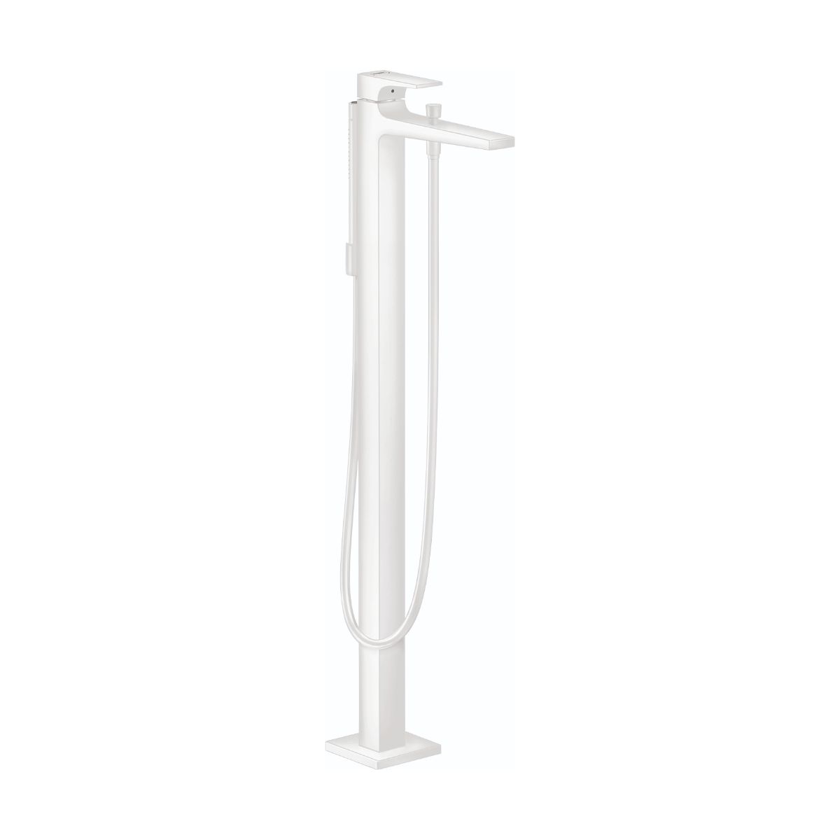 HANSGROHE 32532701 Metropol Freestanding Tub Filler Trim with Lever Handle and 1.75 GPM Handshower - Matte White