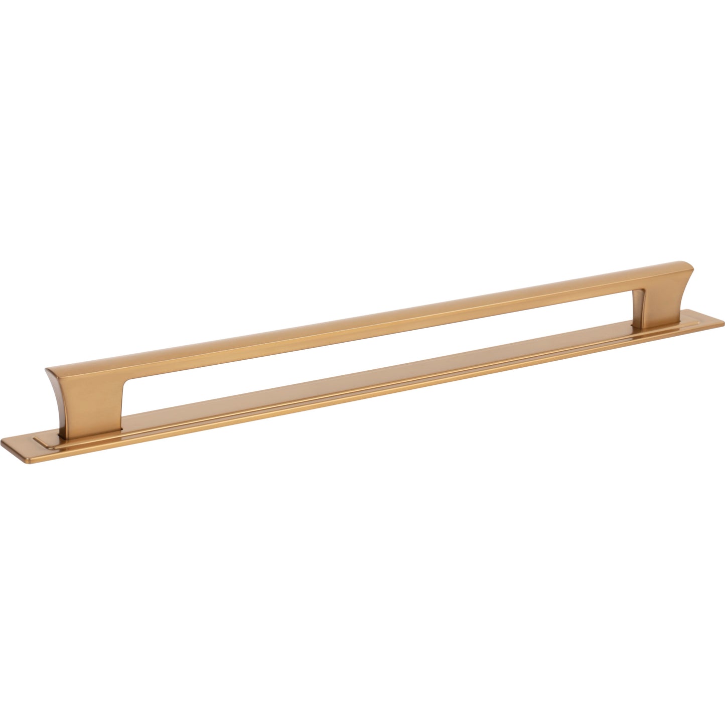 ATLAS A6007-WB Zander 12" Center to Center Bar Pull - Warm Brass