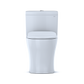 TOTO MS646234CEMFGN#01 Aquia IV One-Piece Elongated Dual Flush 1.28 and 0.9 GPF Universal Height , Cotton White