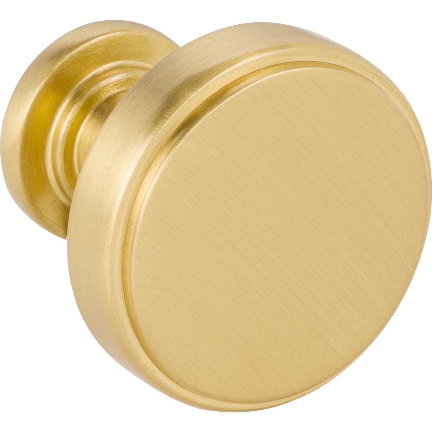 JEFFREY ALEXANDER 171BG Richard 1-1/4" Diameter Round Knob - Brushed Gold