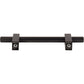 JEFFREY ALEXANDER 698-96MB Larkin Knurled Ends 96 mm Center-to-Center Bar Pull - Matte Black