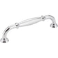 JEFFREY ALEXANDER 658-128PC Tiffany 128 mm Center-to-Center Bar Pull - Polished Chrome