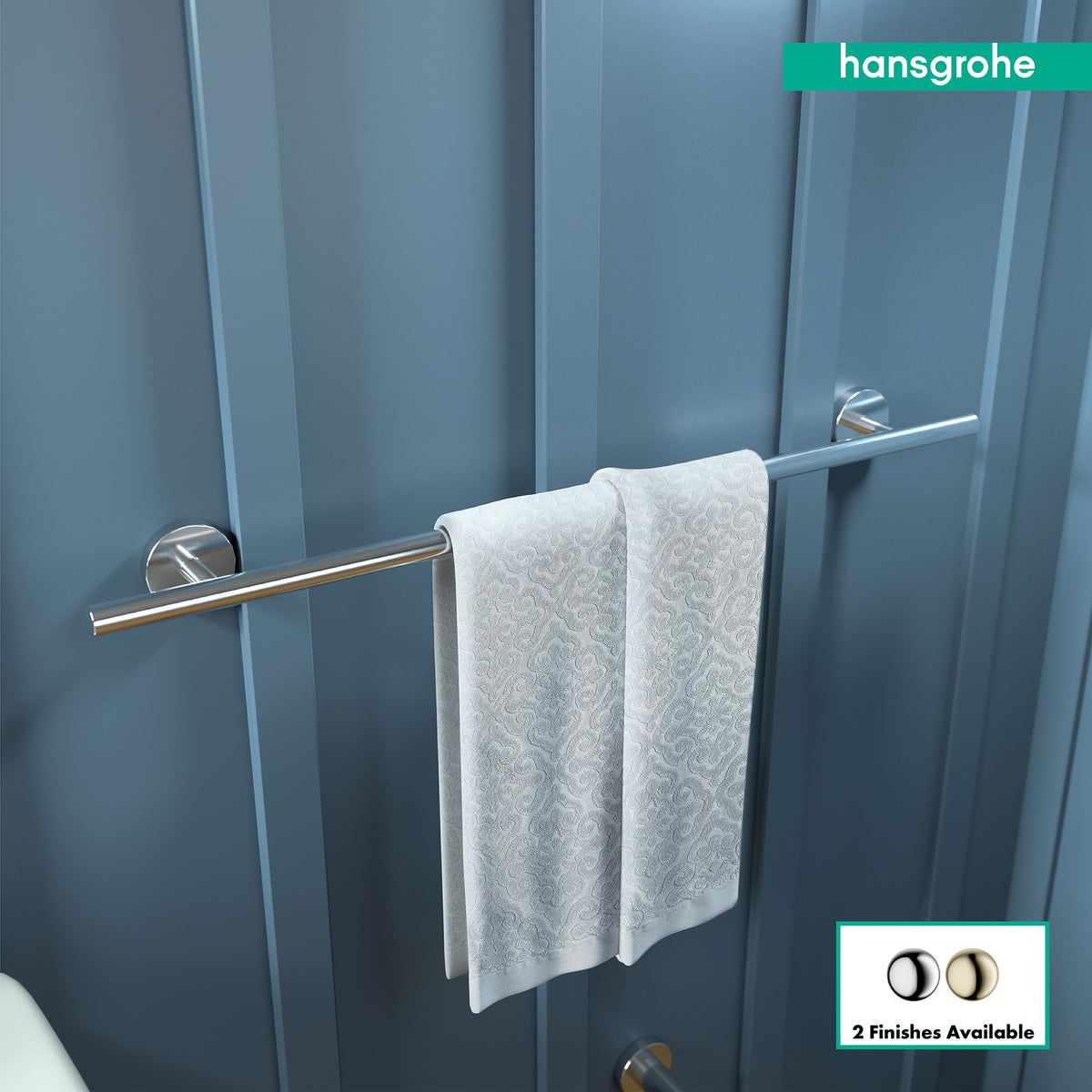 HANSGROHE 40516000 Logis Towel Bar, 24" - Chrome