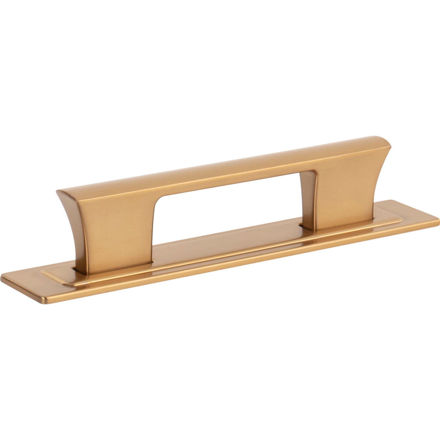 ATLAS A6002-WB Zander 3 3/4" Center to Center Bar Pull - Warm Brass