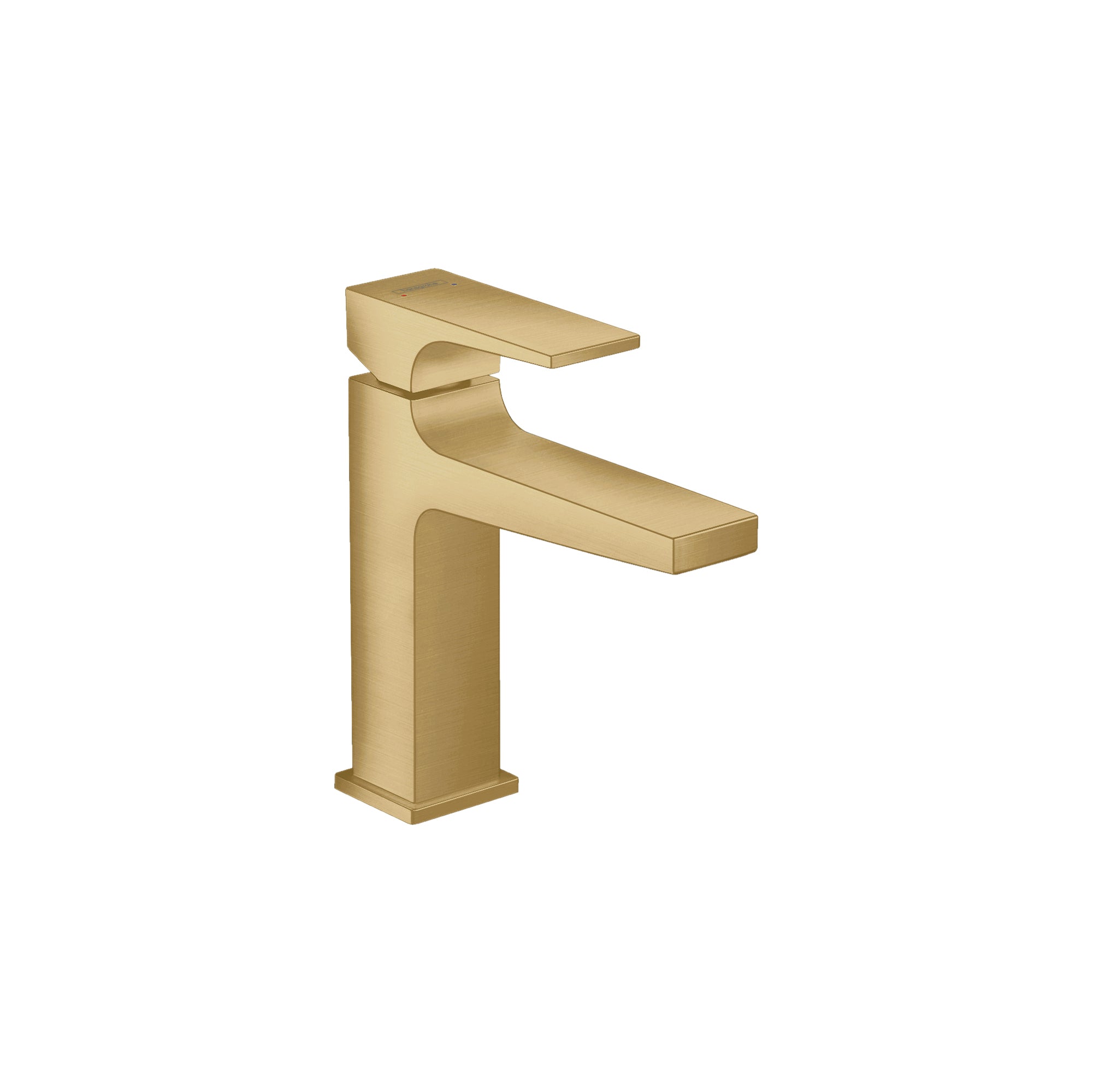 HANSGROHE 32506251 Metropol Single-Hole Faucet 110 with Lever Handle and Pop-Up Drain, 1.2 GPM - Brushed Gold Optic
