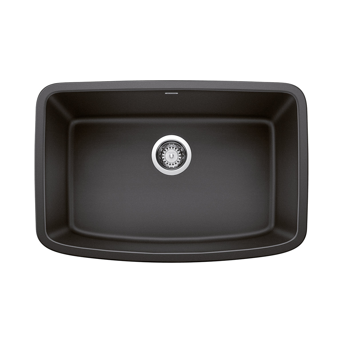 BLANCO 442552 Valea Valea SILGRANIT 27" Single Bowl Undermount Kitchen Sink - Anthracite in Anthracite