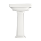 TOTO LPT532.4N#11 Promenade 24" X 19-1/4" Rectangular Pedestal Bathroom Sink For 4 Inch Center Faucets - Colonial White