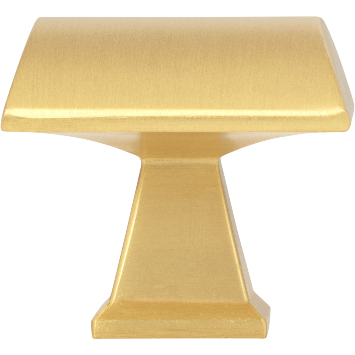 JEFFREY ALEXANDER 944BG Roman 1-1/4" Length Square Knob - Brushed Gold