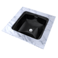 TOTO LT491#51 Connelly Square Undermount Bathroom Sink , Ebony