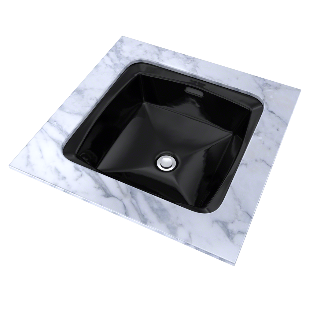 TOTO LT491#51 Connelly Square Undermount Bathroom Sink - Ebony
