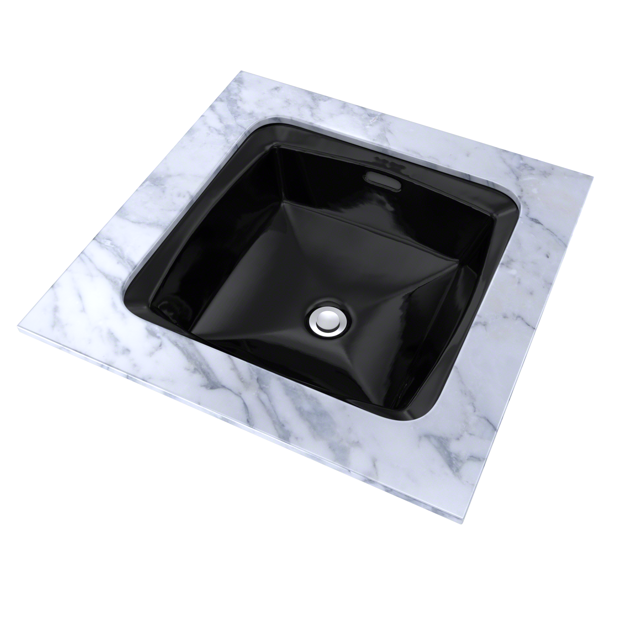 TOTO LT491#51 Connelly Square Undermount Bathroom Sink - Ebony