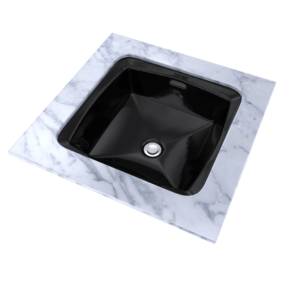 TOTO LT491#51 Connelly Square Undermount Bathroom Sink - Ebony