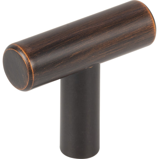 ELEMENTS 40DBB Naples 1-9/16" Length Bar Knob - Dark Brushed Bronze