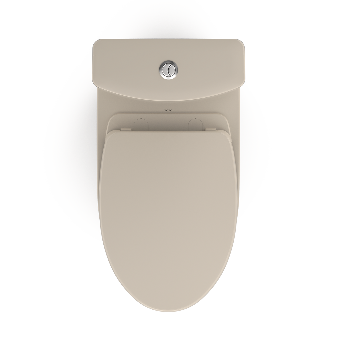 TOTO MS446124CEMFGN#03 Aquia IV Two-Piece Elongated Dual Flush 1.28 and 0.9 GPF Universal Height Toilet with CEFIONTECT , Bone