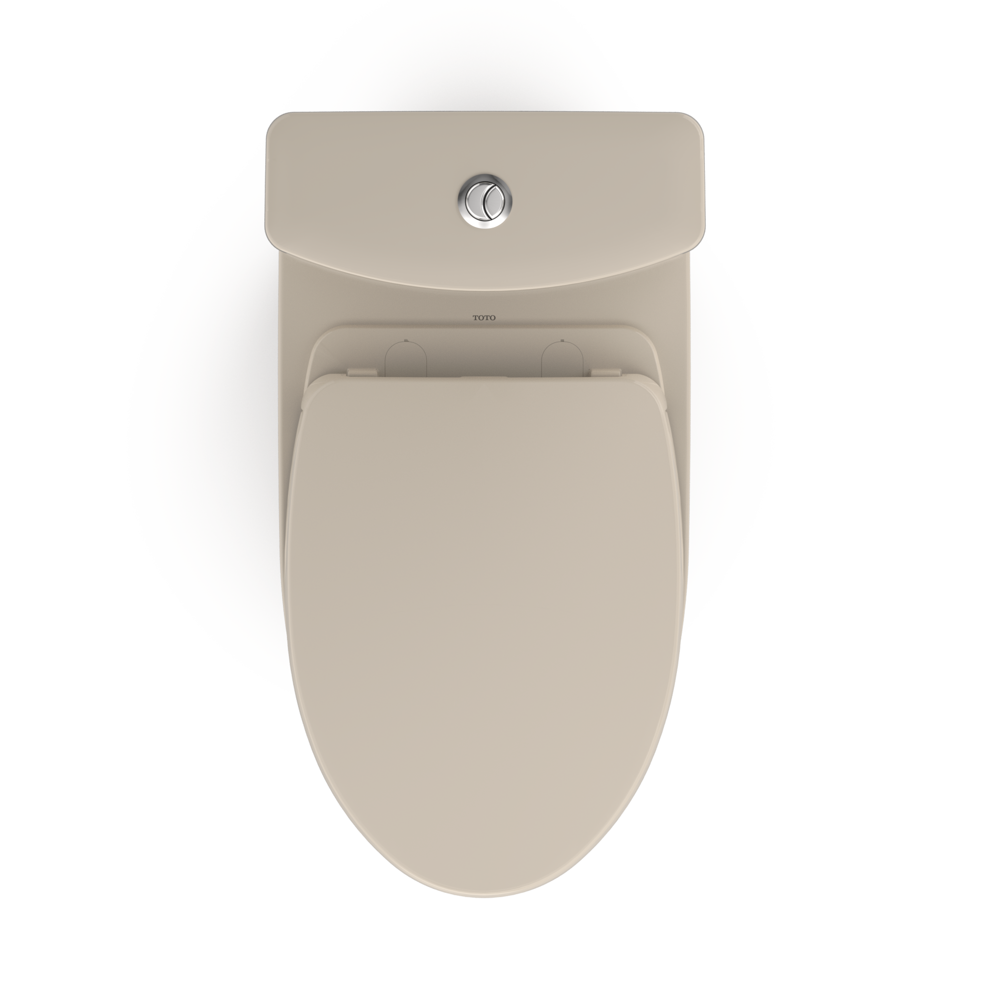 TOTO MS446124CEMFGN#03 Aquia Iv Two-Piece Elongated Dual Flush 1.28 And 0.9 Gpf Universal Height Toilet With Cefiontect - Bone