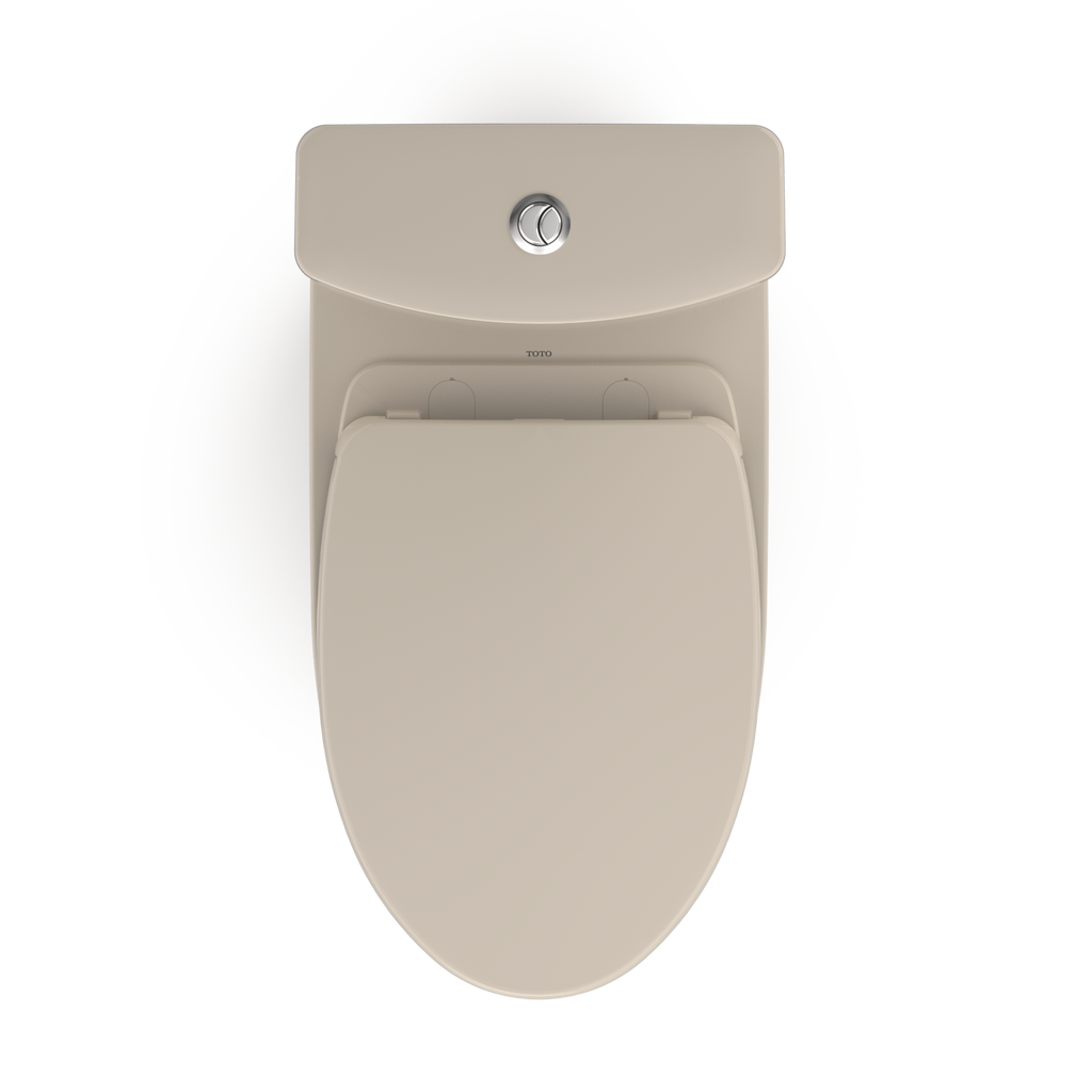 TOTO MS446124CEMGN#03 Aquia Iv Washlet+ Two-Piece Elongated Dual Flush 1.28 And 0.9 Gpf Toilet With Cefiontect - Bone