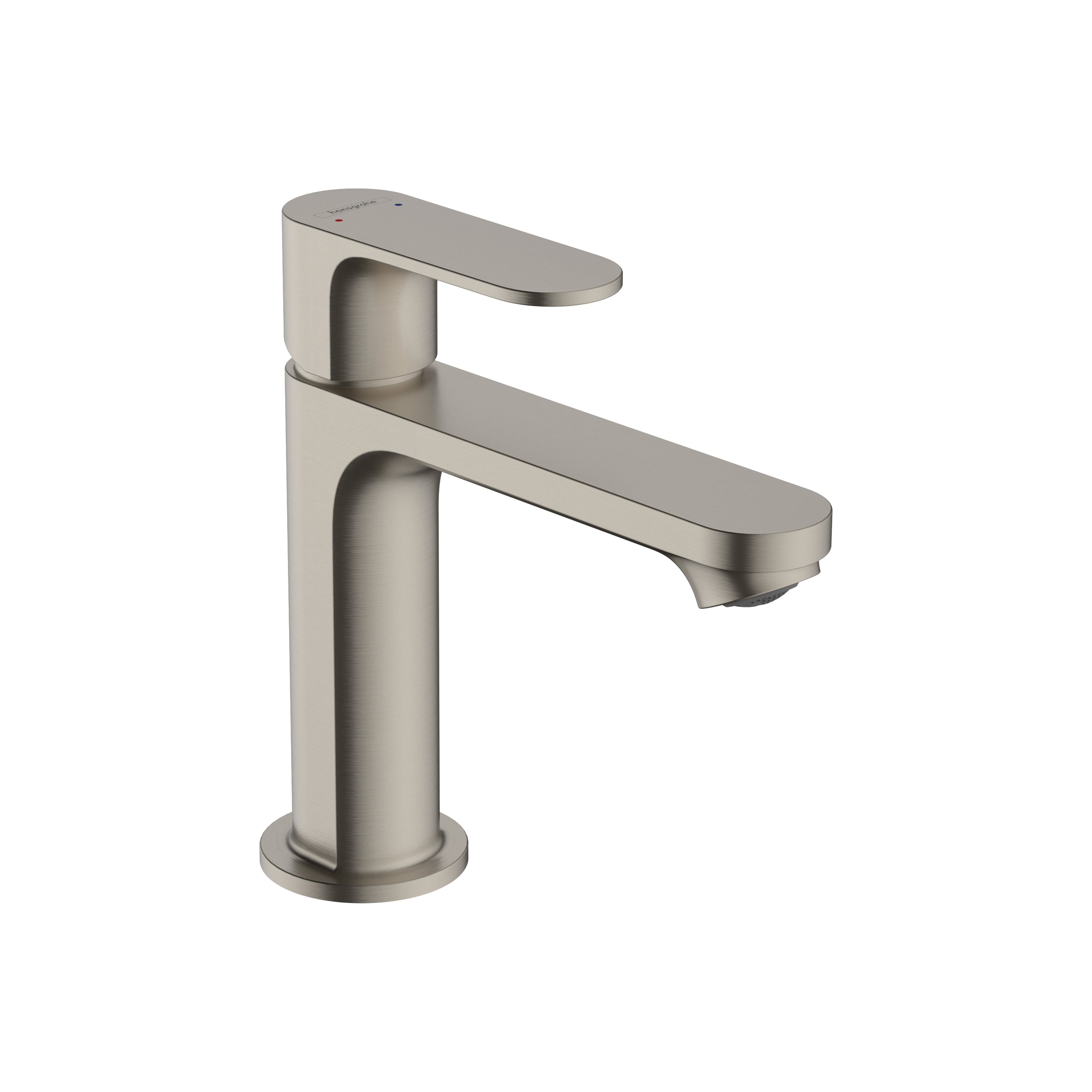 HANSGROHE 72517821 Rebris S Single-Hole Faucet 110 with Pop-Up Drain, 1.2 GPM - Brushed Nickel