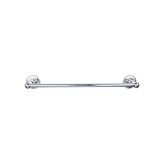 TOP KNOBS ED8PCA TOP BATH (R) Edwardian Bath Single 26 1/2" Wall Mounted Towel Bar - Polished Chrome