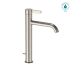 TOTO TLG11305U#BN Gf 1.2 Gpm Single Handle Vessel Bathroom Sink Faucet With Comfort Glide Technology - Brushed Nickel