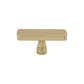 TOP KNOBS TK852HB Kingsbridge 2 3/8" Length Rectangle Knob - Honey Bronze