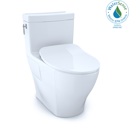 TOTO MS626234CEFG#01 Aimes One-Piece Elongated 1.28 Gpf Toilet With Cefiontect And Softclose Seat - Cotton White