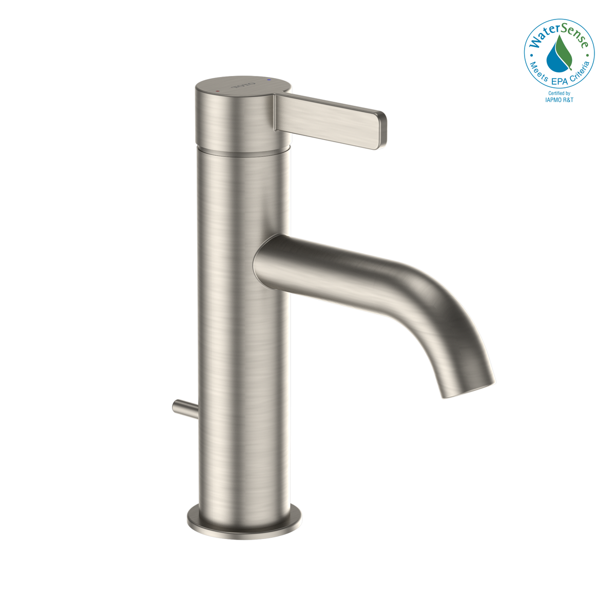 TOTO TLG11301U#BN Gf Series 1.2 Gpm Single Handle Bathroom Sink Faucet With Comfort Glide Technology And Drain Assembly - Brushed Nickel
