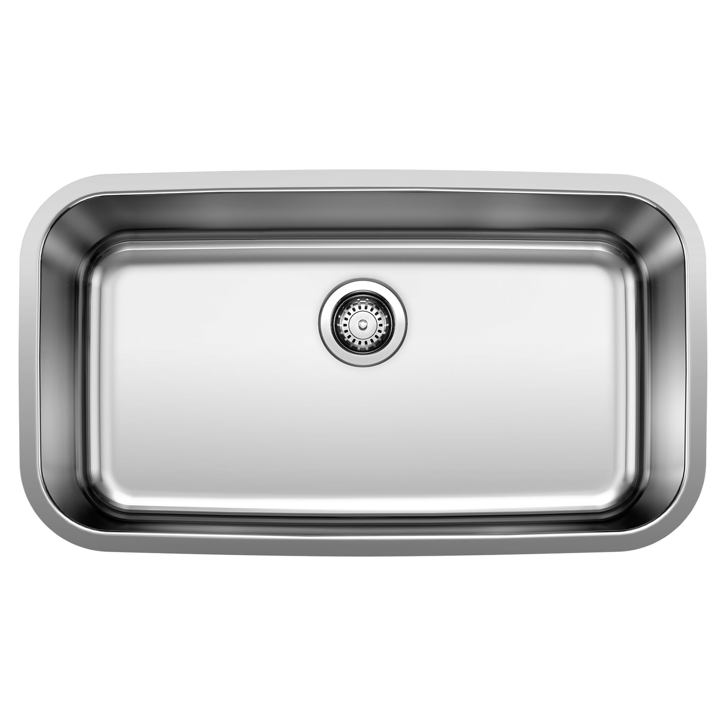 BLANCO 442576 Stellar Stellar 32" Single Bowl Undermount Stainless Steel Kitchen Sink in Brushed Finish