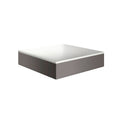 AXOR 42003340 Suite Sinks Square Sink without Overflow, 15 3/4" x 15 3/4" - Brushed Black Chrome