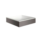 AXOR 42003340 Suite Sinks Square Sink without Overflow, 15 3/4" x 15 3/4" - Brushed Black Chrome