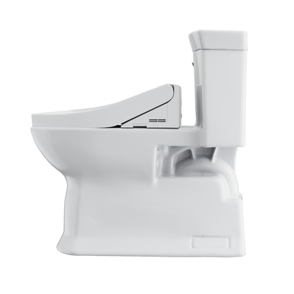 TOTO MW9643074CEFG#01 Washlet+ Soiree Elongated 1.28 Gpf Universal Height Toilet With C2 Bidet Seat - Cotton White